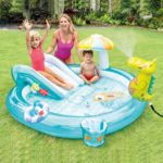 Summer Fun Game children inflatable water park sprinkler 2.01*1.70*0.84m