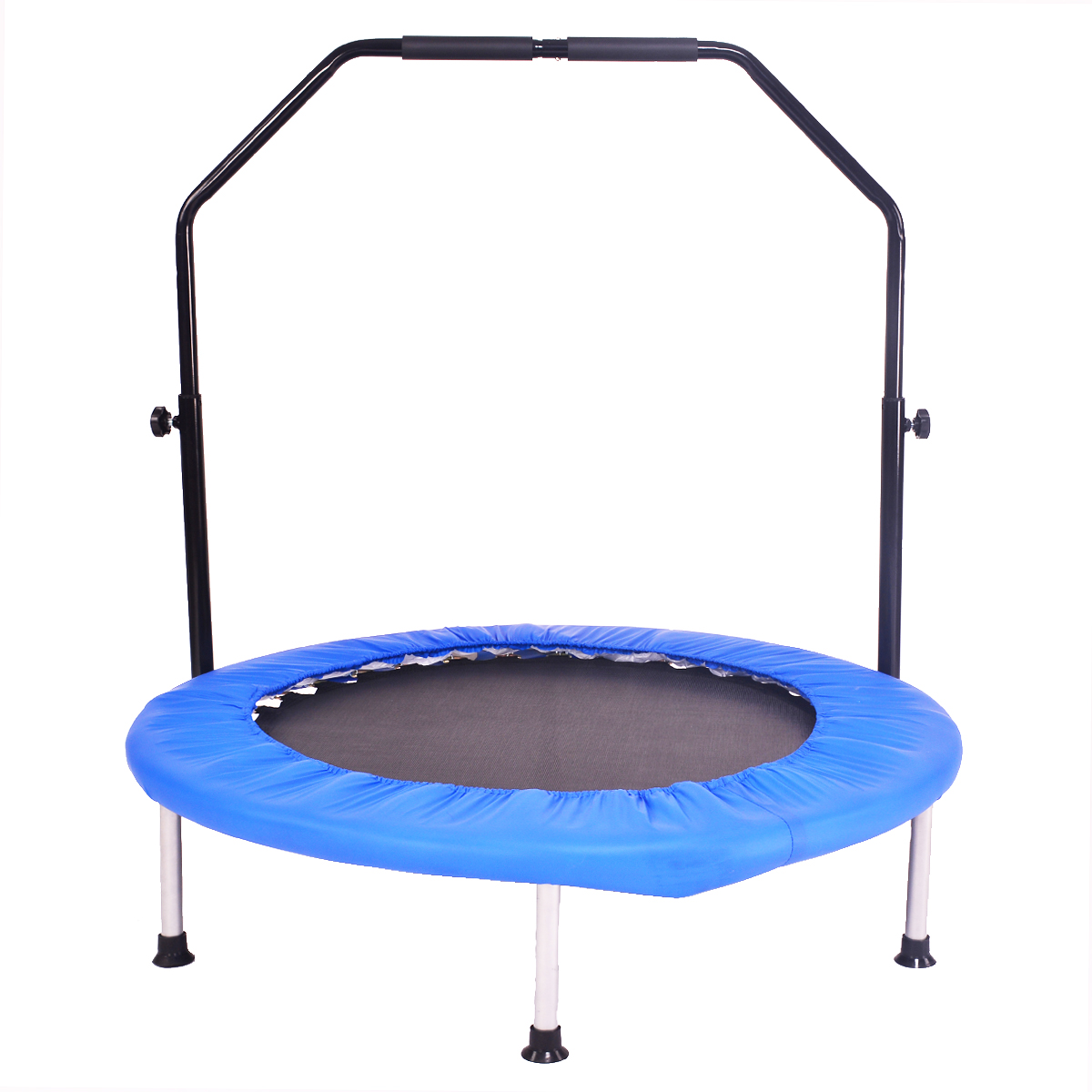 Trampoline with handle for adults top