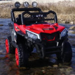 4×4 Big Jeep Off-Road Ride on SUV Kids Electric 12v with Remote Control Red