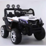 4×4 Big Jeep Off-Road Ride on SUV Kids Electric 12v with Remote Control White