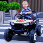 4×4 Big Jeep Off-Road Ride on SUV Kids Electric 12v with Remote Control White